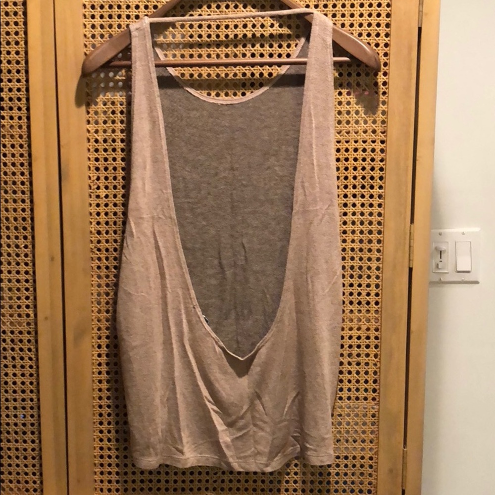 Low back tank top
